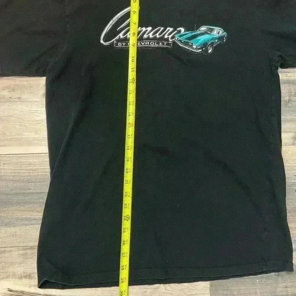 Newport Blue Chevrolet Camaro T-shirt Men’s Black Size Large - Picture 5 of 7